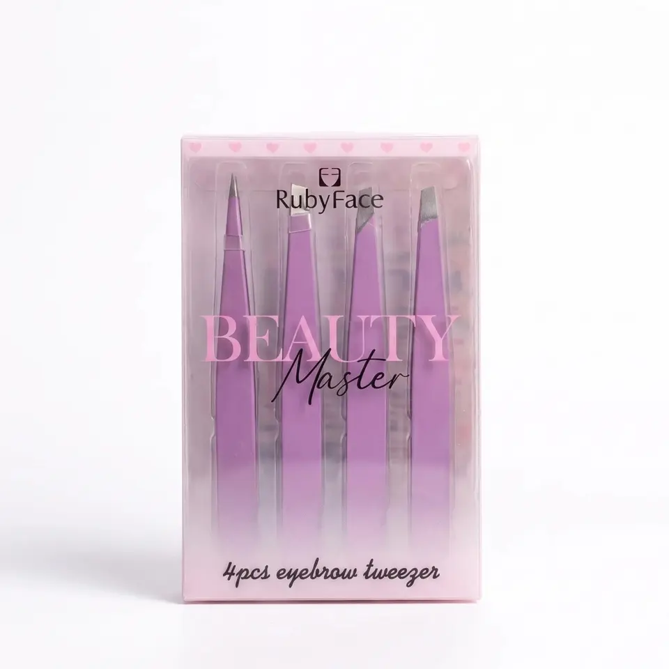 Ruby Face Tweezer/Pinca 4pcs, foto 2