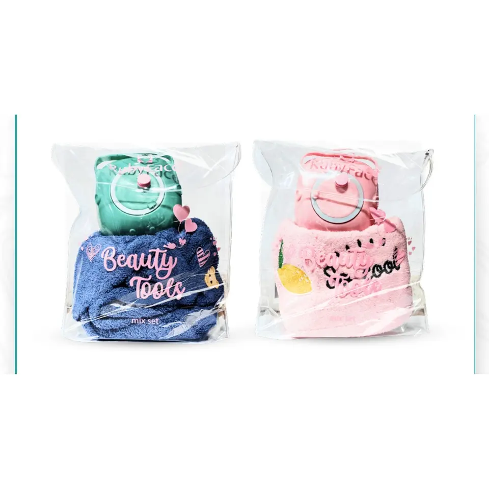 Ruby Face Brush+Towel 2pc Set, foto 1