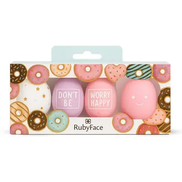 Ruby Face Sponge Facial 4pcs/Puff Rect