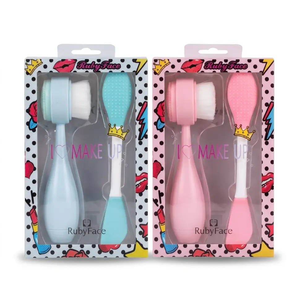 Ruby Face Brush 2pcs Kit (PVC), foto 1