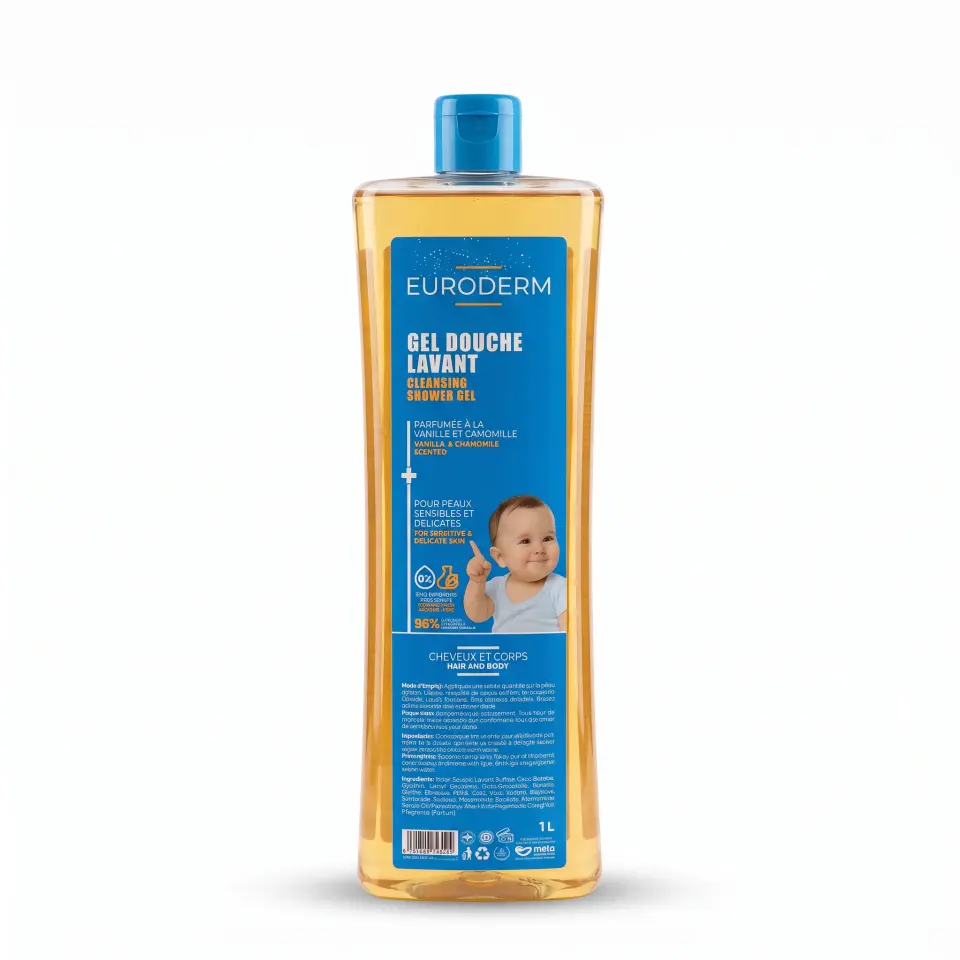 Euroderm Baby Shower Gel 1L, foto 1