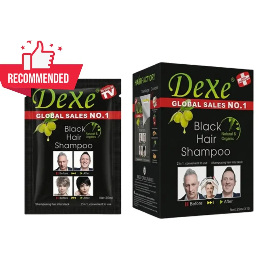 Dexe Hair Color Shampoo 25ml (BLACK) - SQ, foto 1