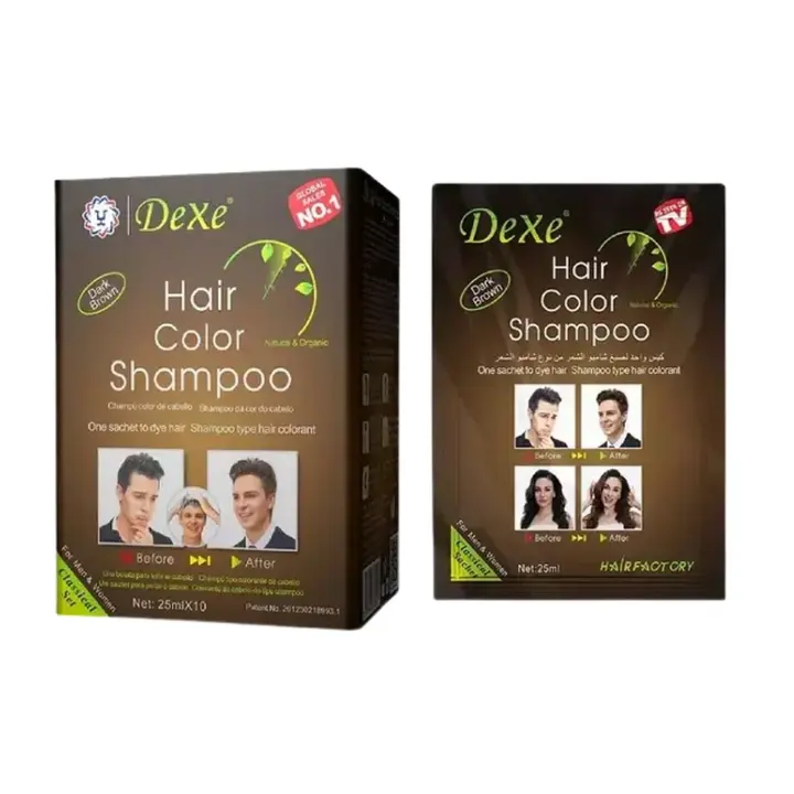 Dexe Color Shampoo 25ml (BROWN) - SQ