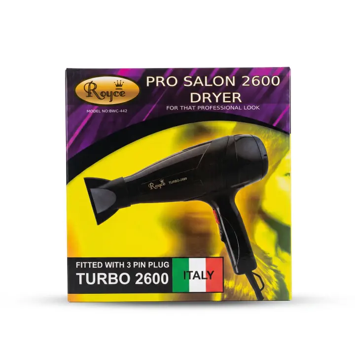 Royce Secador Pro Salon 2600 BWC-442