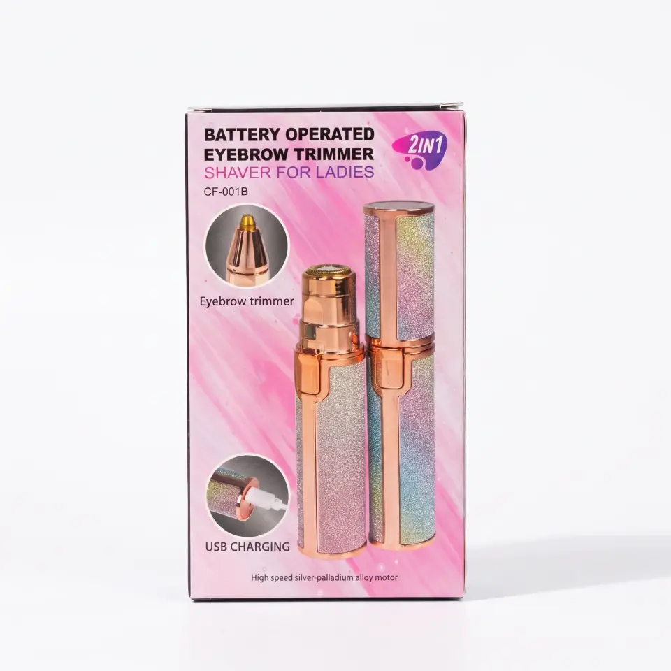 EYEBROW TRIMMER SHAVER FOR LADIES CF-001B 2in1, foto 1