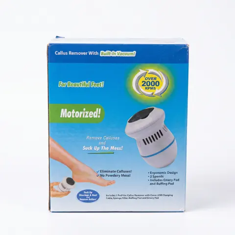 Callus Remover With Built in Vacuum Electronic