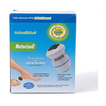 Callus Remover With Built in Vacuum Electronic