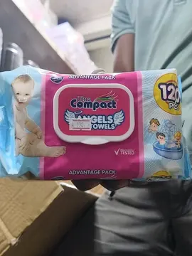 Compact Baby Wipes 120pcs