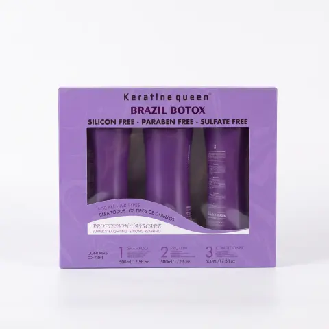 Keratine Queen Brazil Botox 500ml 3pcs