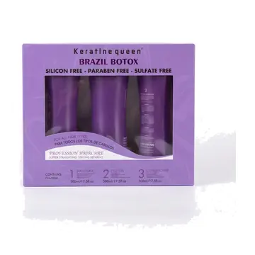 Keratine Queen Brazil Botox 500 ml 3pcs
