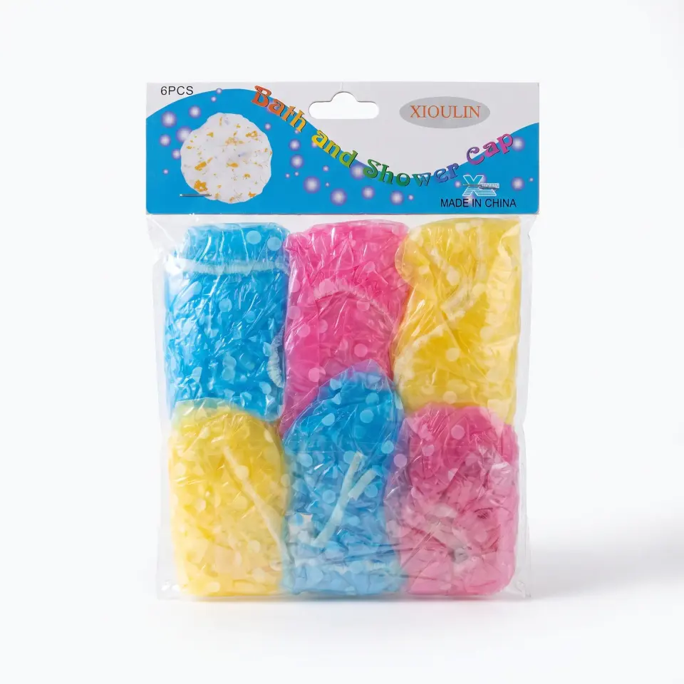 Xioulin Bath and shower Cap (toca) 6pcs, foto 1