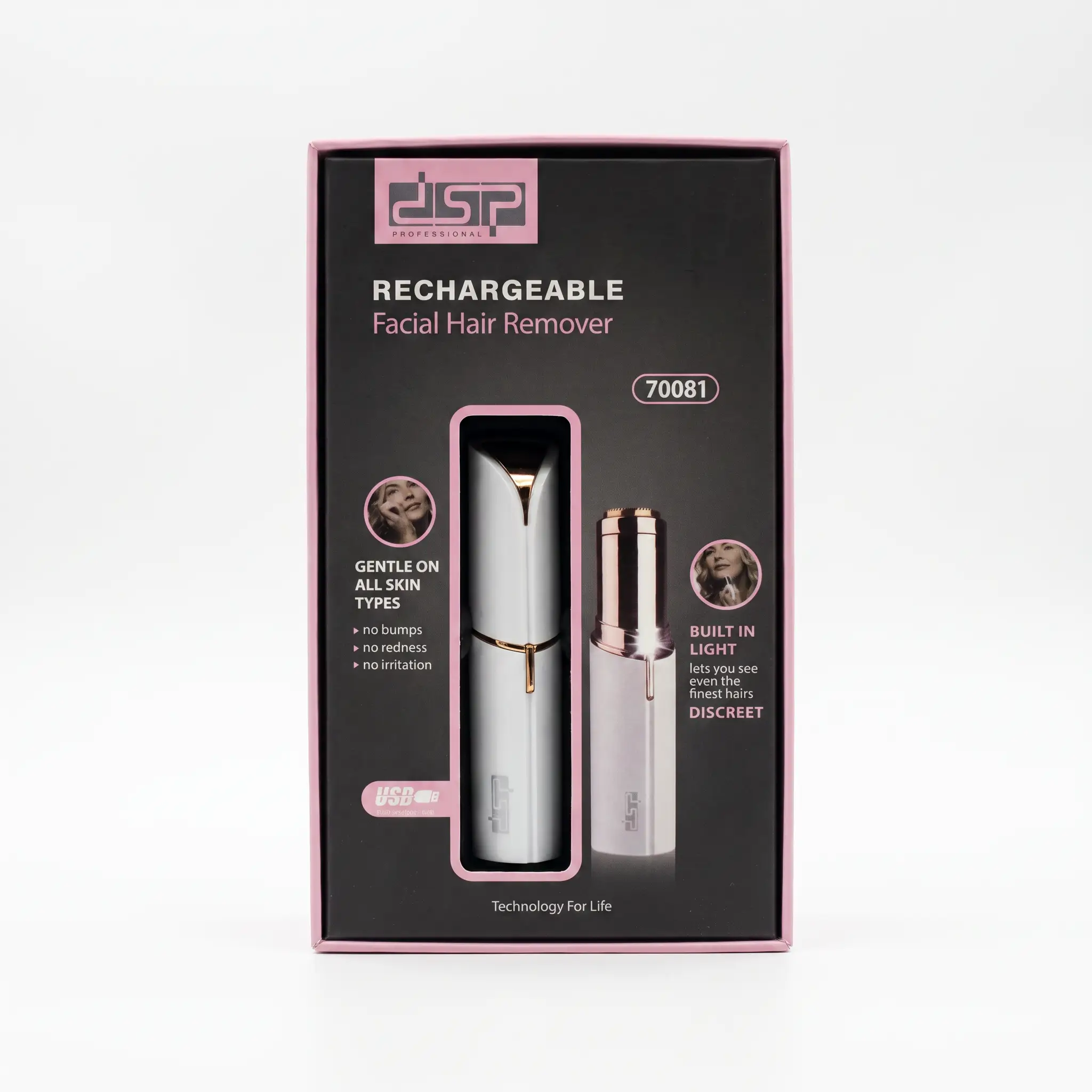 DSP Rechargeable Facial Hair remover