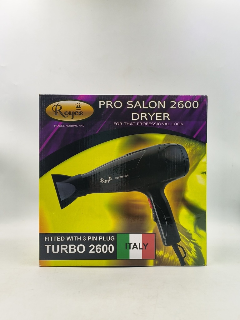 Royce Secador Pro Salon 2600 BWC-442