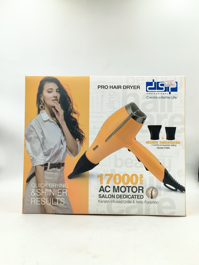 DSP Professional Pro Hair Dryer 37006