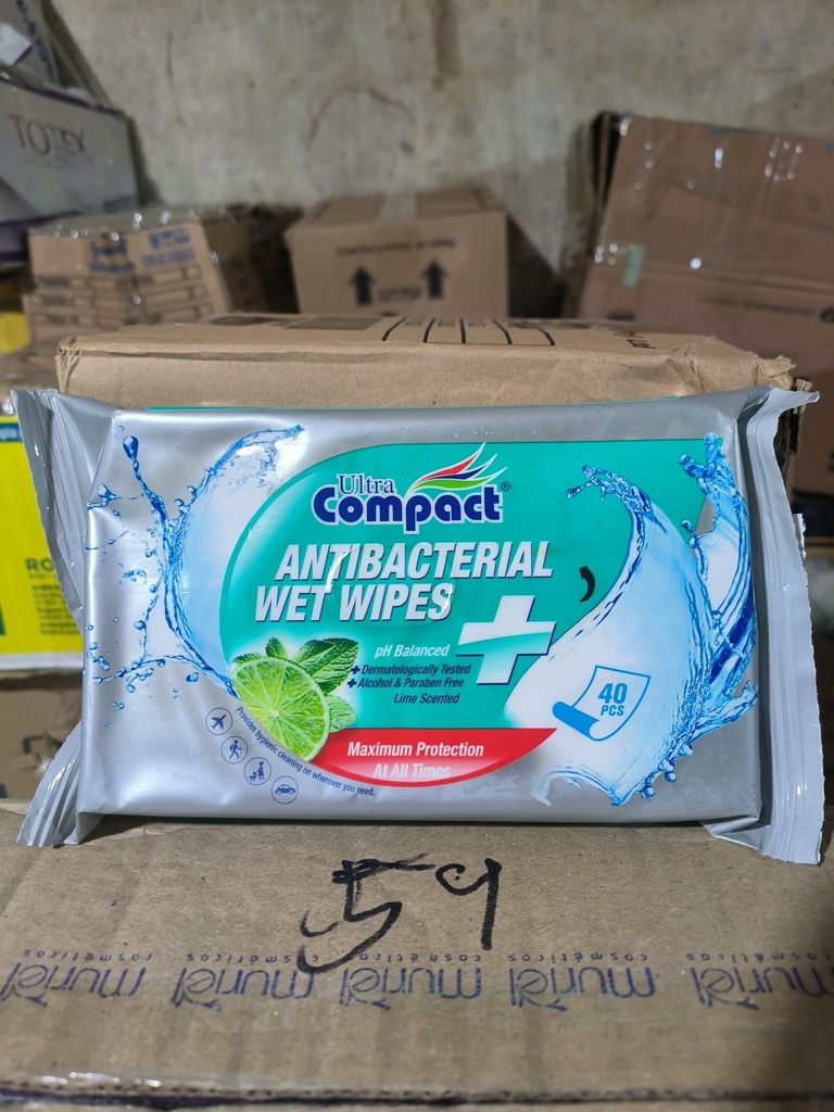 Ultra Compact Wipes 40pcs