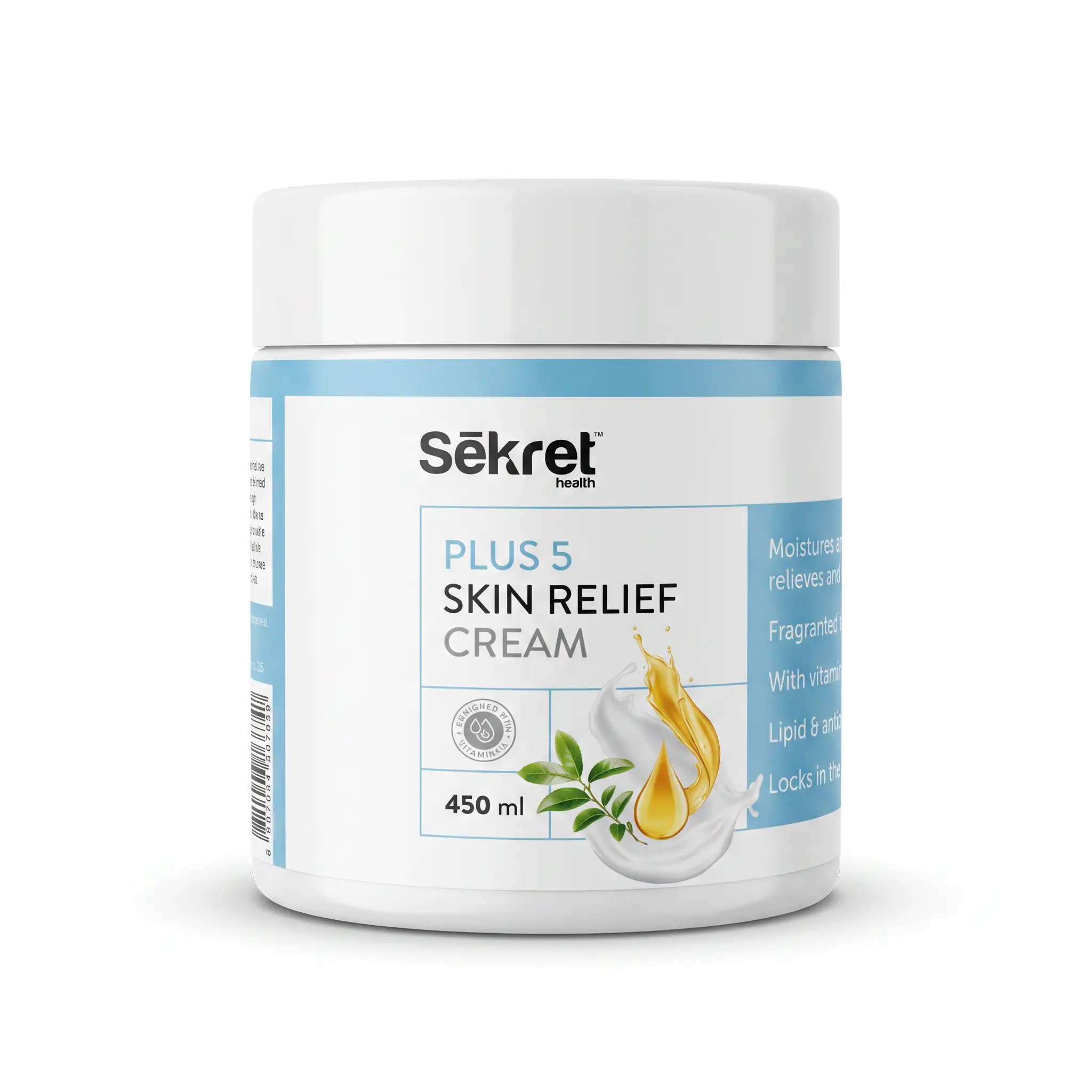 Sēkret Health Plus 5 Cream 450ml