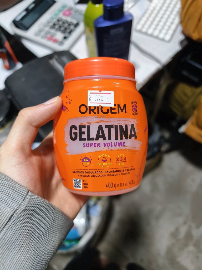 Origem Gelatina Super Volume 400g