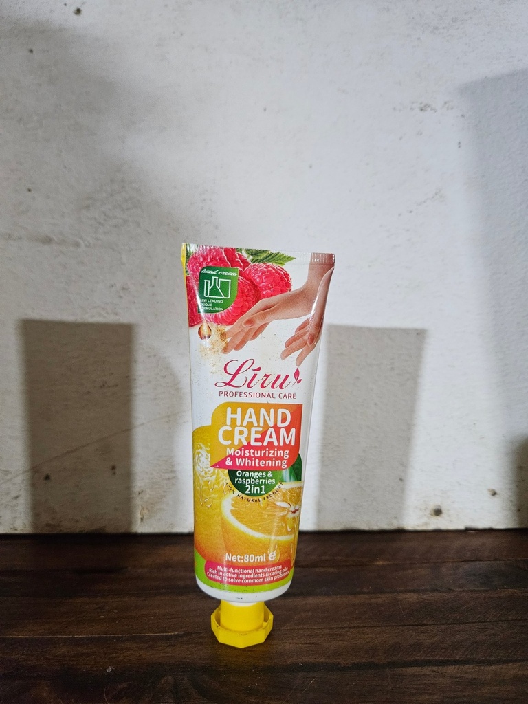 Liru Hand Cream 80ml Oranges & Raspberries